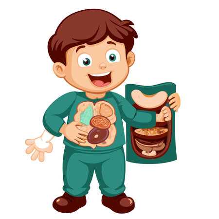 Kids activity concept illustrationのイラスト素材