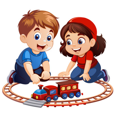 Kids activity concept illustrationのイラスト素材