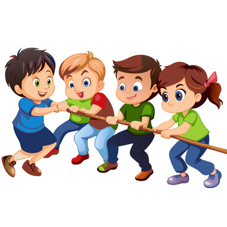 Kids activity concept illustrationのイラスト素材