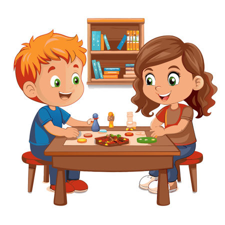 Kids activity concept illustrationのイラスト素材