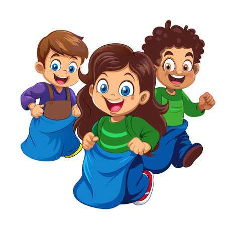 Kids activity concept illustrationのイラスト素材