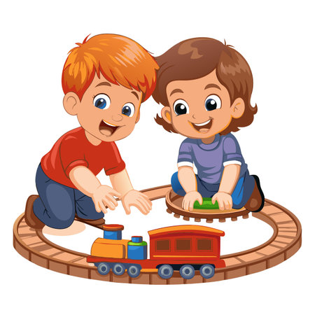 Kids activity concept illustrationのイラスト素材