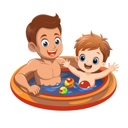 Kids activity concept illustrationのイラスト素材