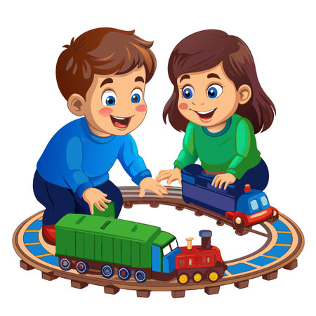 Kids activity concept illustrationのイラスト素材