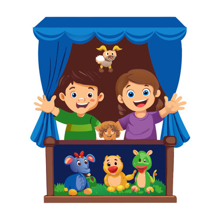 Kids activity concept illustrationのイラスト素材