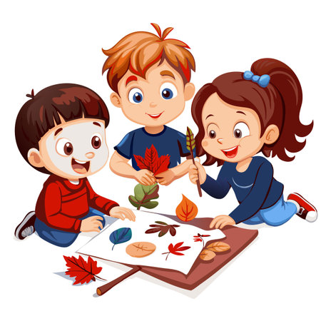 Kids activity concept illustrationのイラスト素材