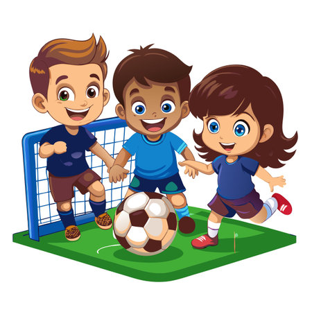 Kids activity concept illustrationのイラスト素材