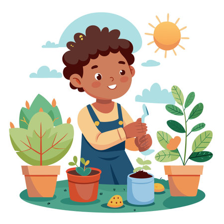 Kids activity concept illustrationのイラスト素材