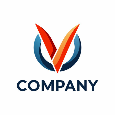 Minimalist type business logo templateのイラスト素材