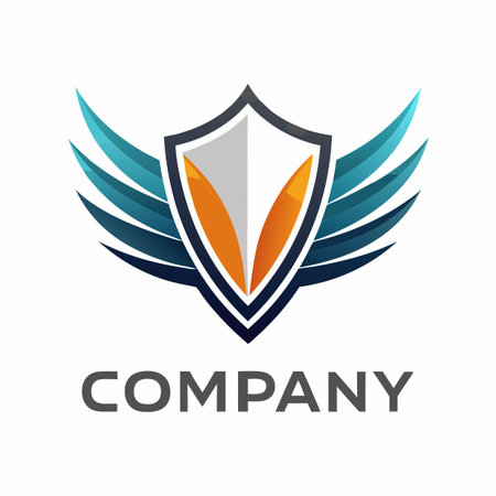 Minimalist type business logo templateのイラスト素材