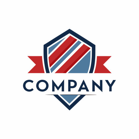 Minimalist type business logo templateのイラスト素材