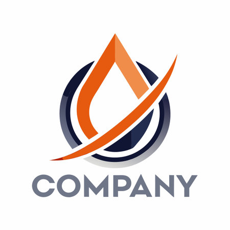 Minimalist type business logo templateのイラスト素材