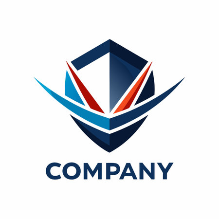 Minimalist type business logo templateのイラスト素材