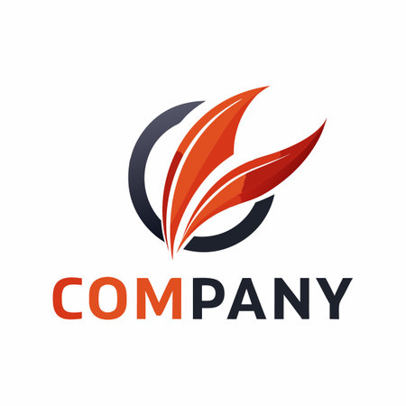 Minimalist type business logo templateのイラスト素材