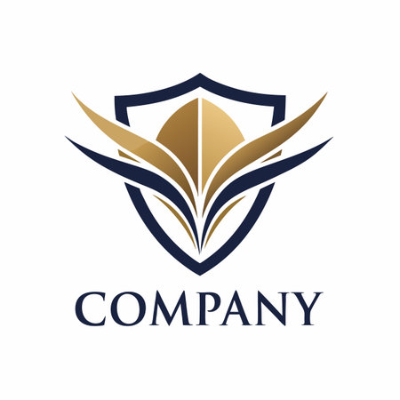 Minimalist type business logo templateのイラスト素材