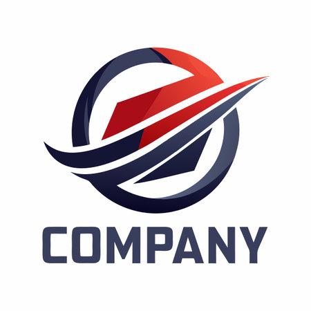 Minimalist type business logo templateのイラスト素材