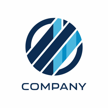 Minimalist type business logo templateのイラスト素材