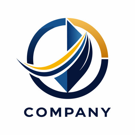 Minimalist type business logo templateのイラスト素材