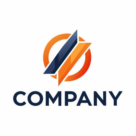 Minimalist type business logo templateのイラスト素材