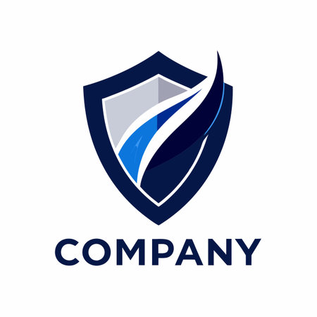 Minimalist type business logo templateのイラスト素材