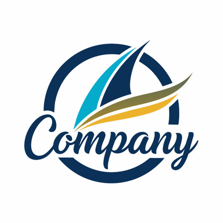 Minimalist type business logo templateのイラスト素材