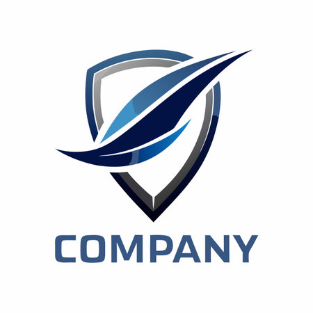 Minimalist type business logo templateのイラスト素材