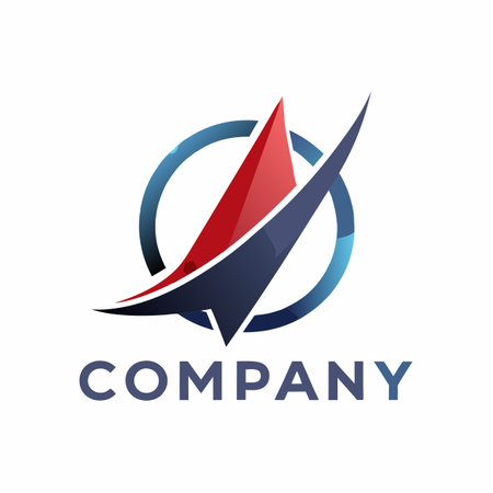 Minimalist type business logo templateのイラスト素材