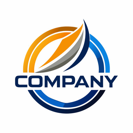 Minimalist type business logo templateのイラスト素材