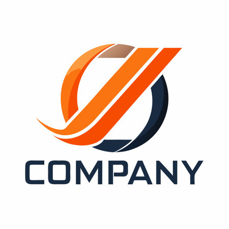 Minimalist type business logo templateのイラスト素材