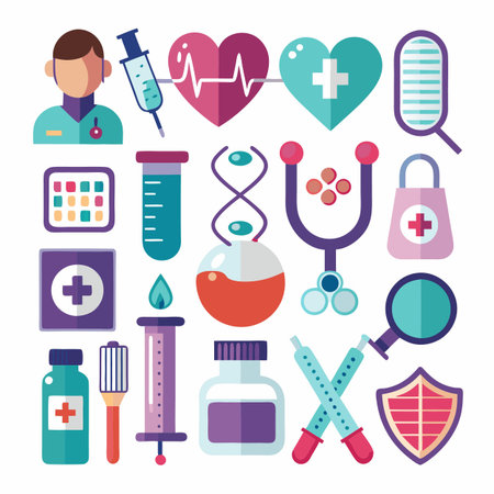 Multi concept design icons setのイラスト素材