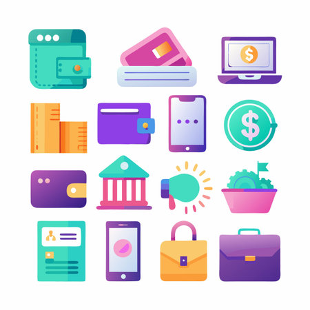 Multi concept design icons setのイラスト素材