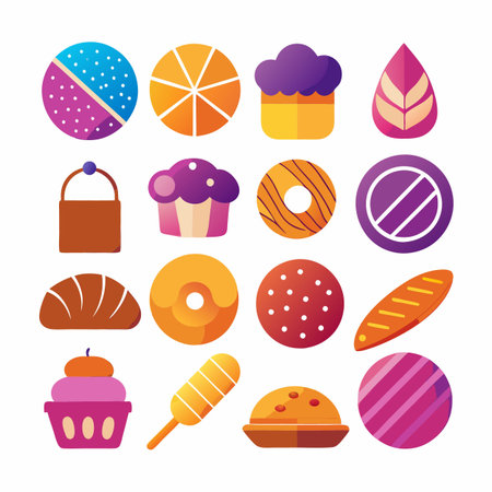 Multi concept design icons setのイラスト素材