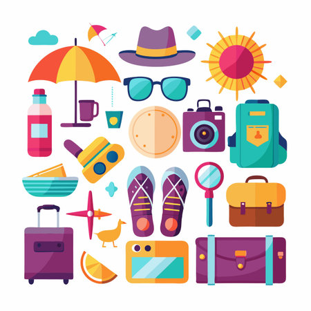 Multi concept design icons setのイラスト素材