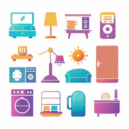 Multi concept design icons setのイラスト素材