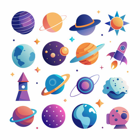 Multi concept design icons setのイラスト素材