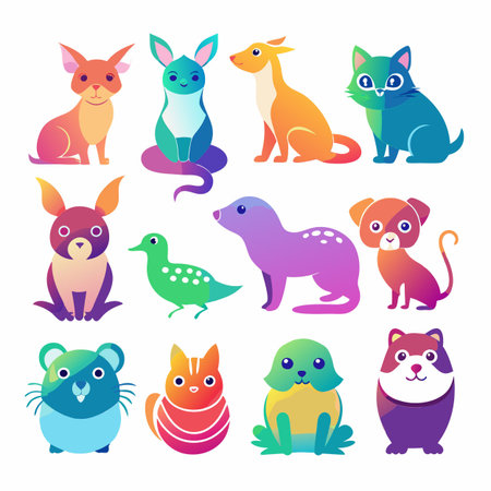 Multi concept design icons setのイラスト素材