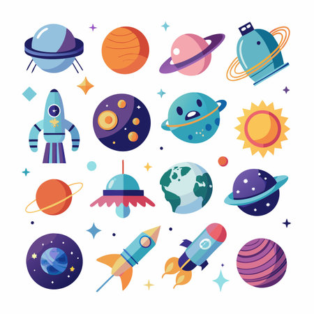 Multi concept design icons setのイラスト素材