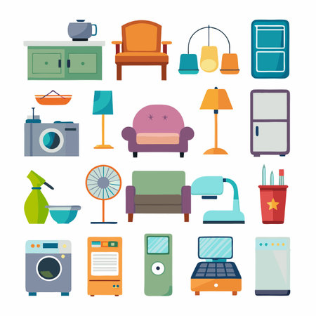 Multi concept design icons setのイラスト素材