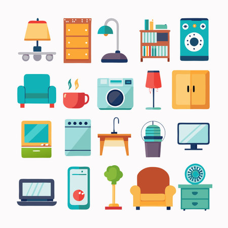 Multi concept design icons setのイラスト素材