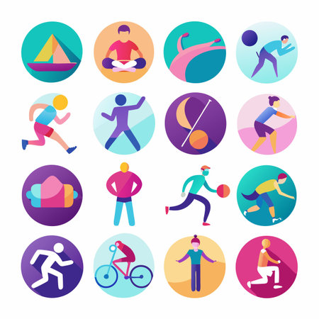 Multi concept design icons setのイラスト素材