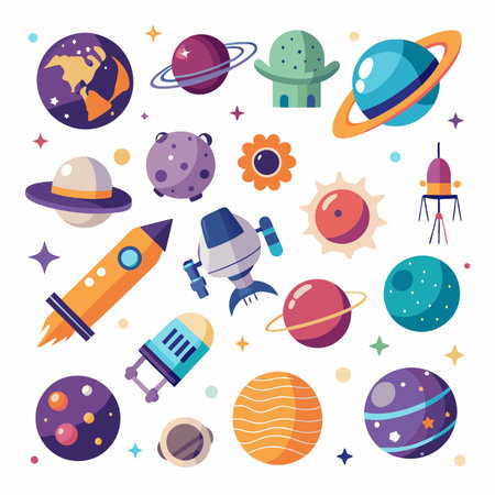 Multi concept design icons setのイラスト素材