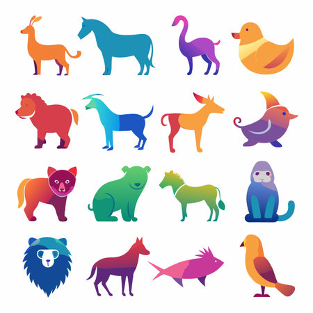 Multi concept design icons setのイラスト素材