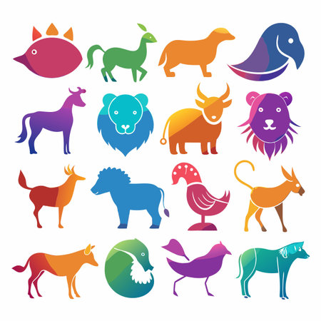 Multi concept design icons setのイラスト素材