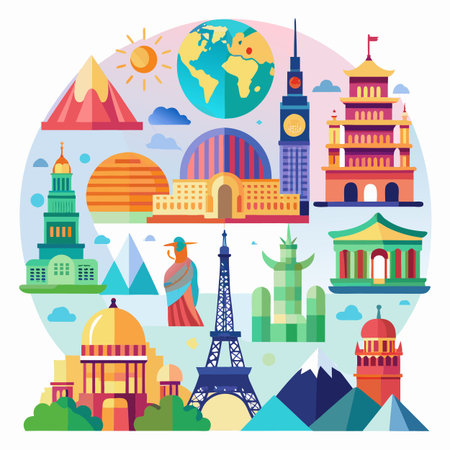 Multi concept design icons setのイラスト素材