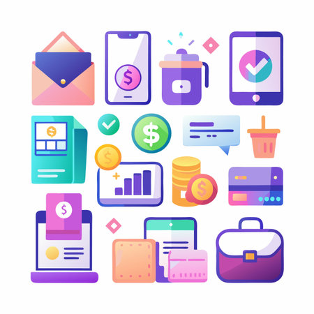 Multi concept design icons setのイラスト素材