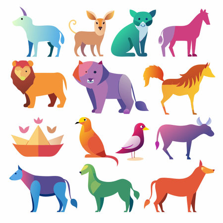 Multi concept design icons setのイラスト素材