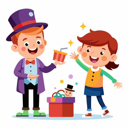 Kids activity concept illustrationのイラスト素材