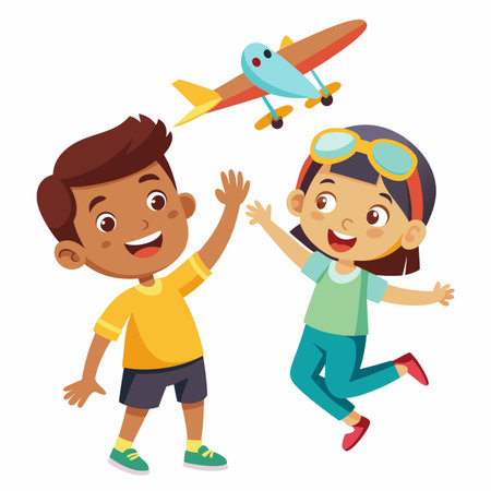 Kids activity concept illustrationのイラスト素材