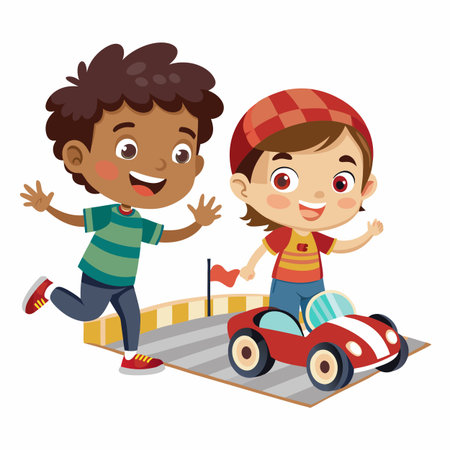 Kids activity concept illustrationのイラスト素材