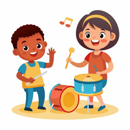 Kids activity concept illustrationのイラスト素材